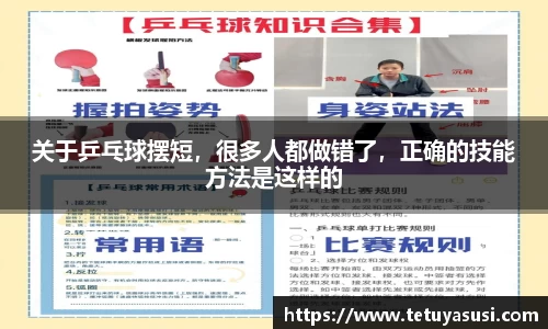 关于乒乓球摆短，很多人都做错了，正确的技能方法是这样的